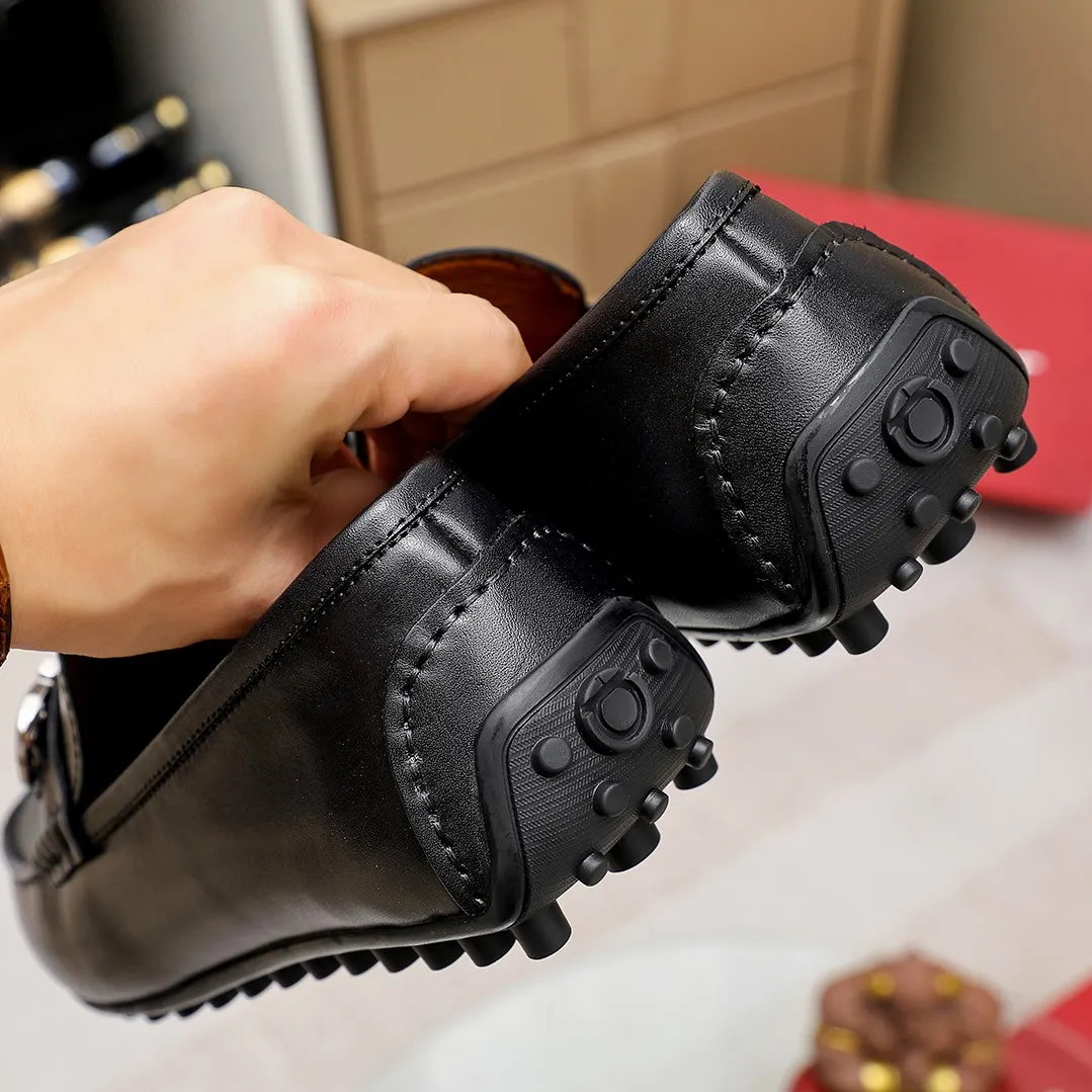 Men's shoes 💰360 🕷🕷【Ferragamo】Ferragamo Popular fashionable casual slip-on shoes🇨🇳Official website counter 1:1 production, original mold opening💯Good quality visible, imported high-end first-layer calfskin, luxurious pigskin lining🌿Very clear texture, high-quality waterproof, non-slip and wear-resistant outsole🎋High quality and low price, truly handmade🍓Color, code number 38-45